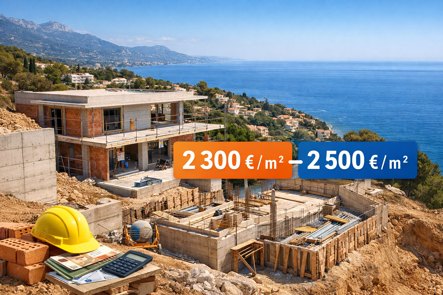 Prix construction maison Alpes-Maritimes 2026 en détail