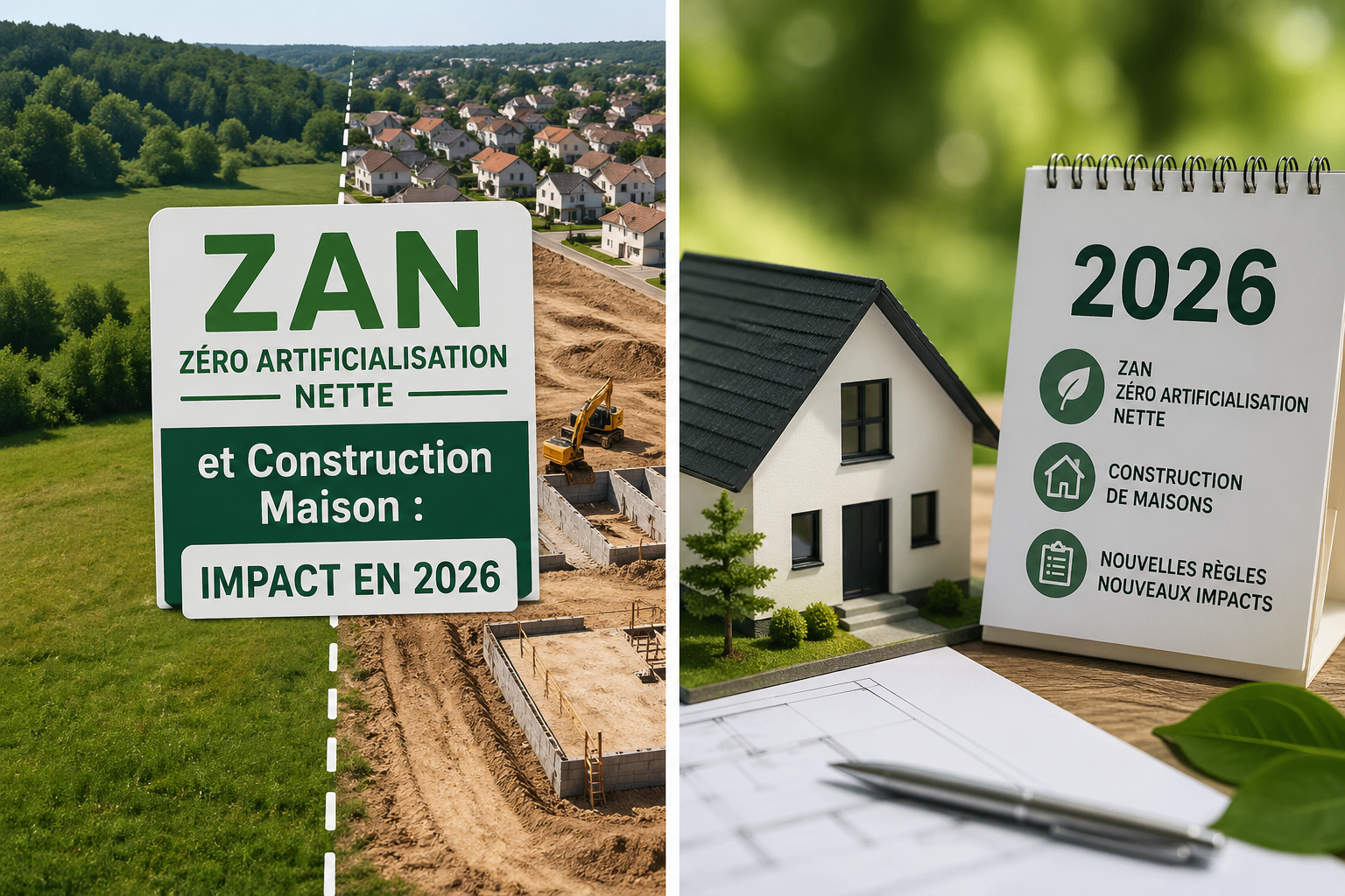ZAN et construction de maison : impacts en 2026 construction
