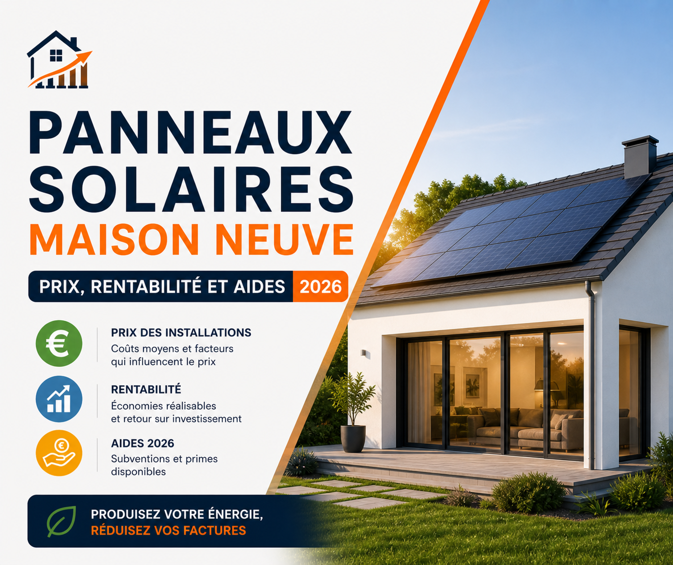 panneaux solaire construction maison