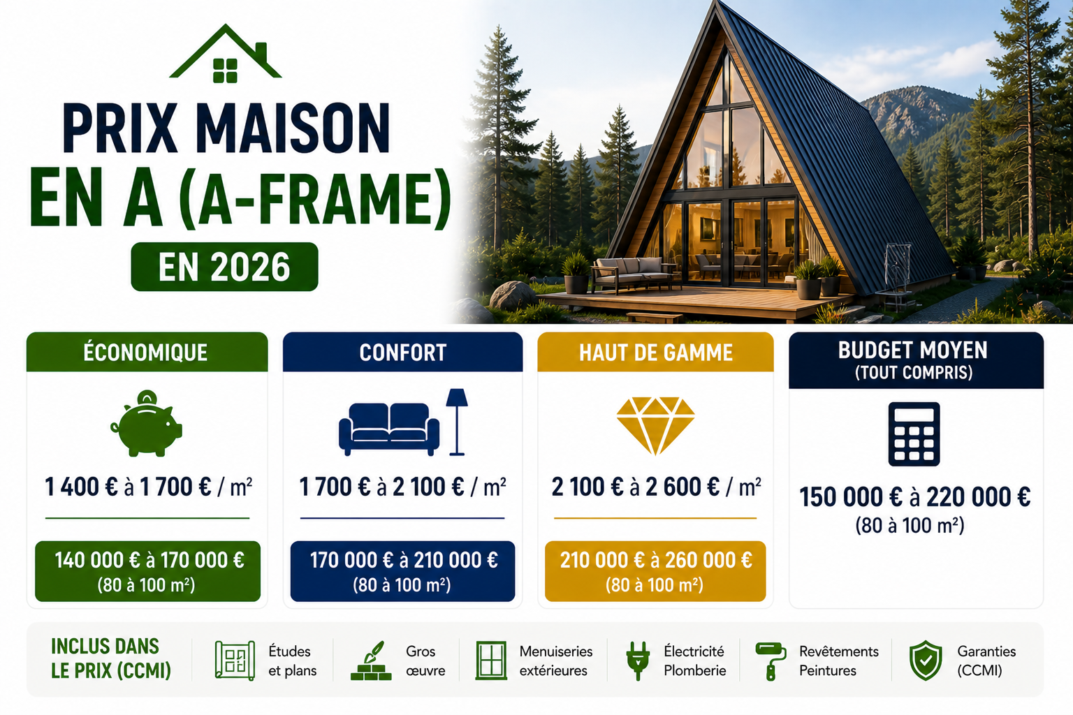 prix maison en A