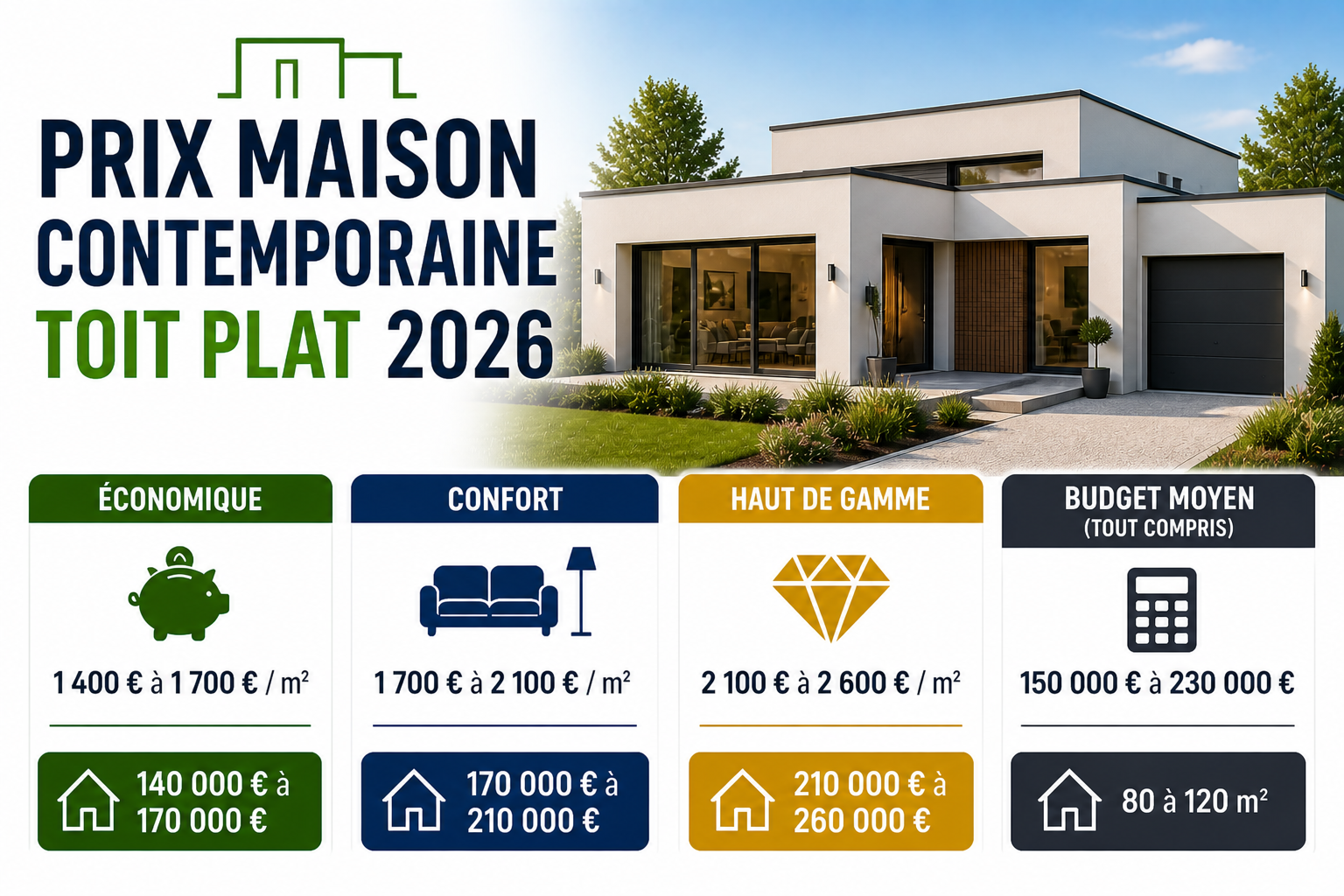 prix maison contemporaine