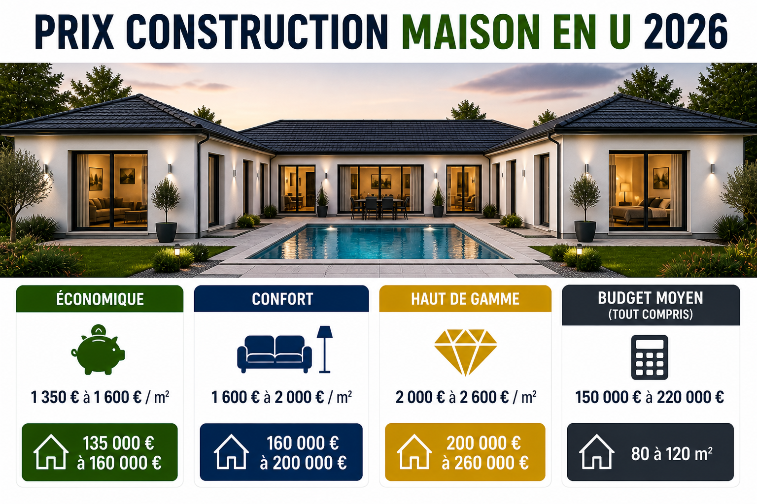 prix construction en U