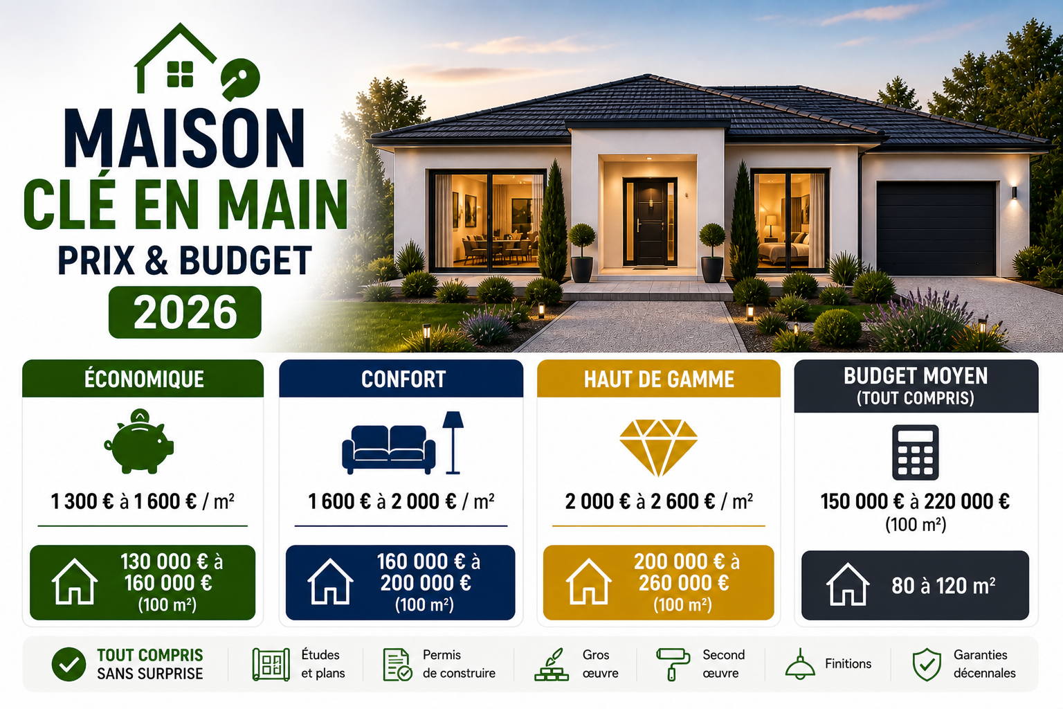 prix maison clés en main