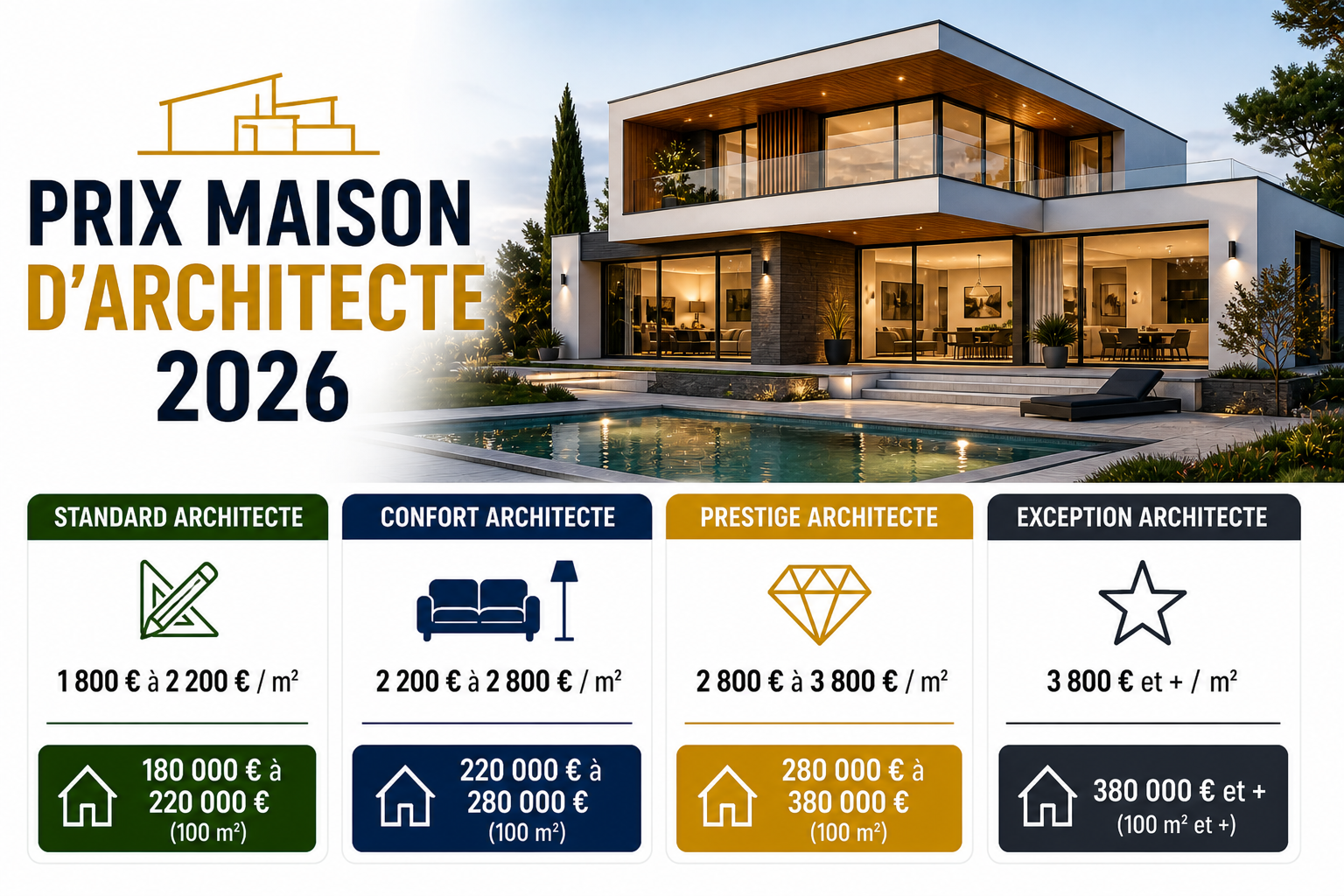prix construction maison architecte