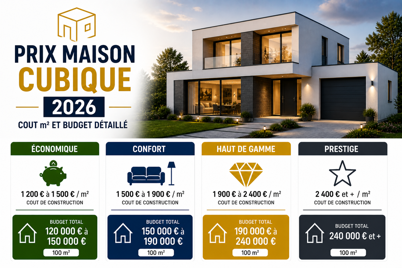 prix construction cubique