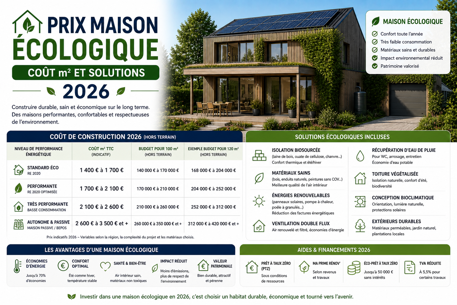 prix construction ecologique