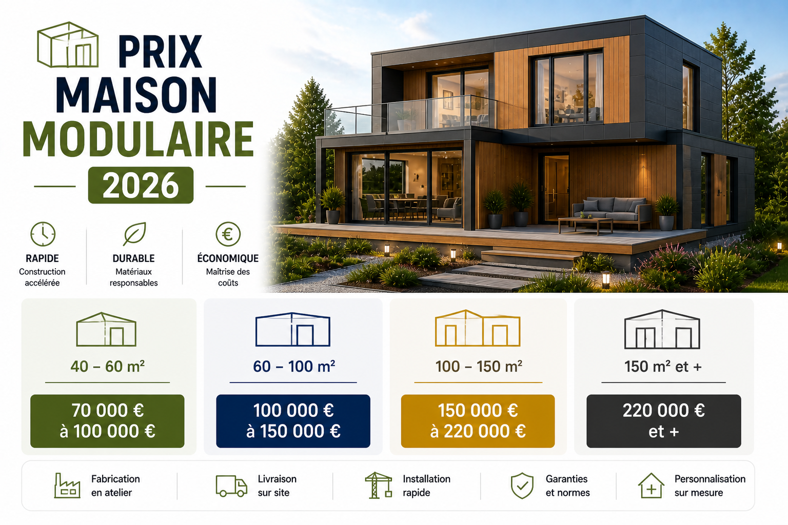 prix maison modulaire