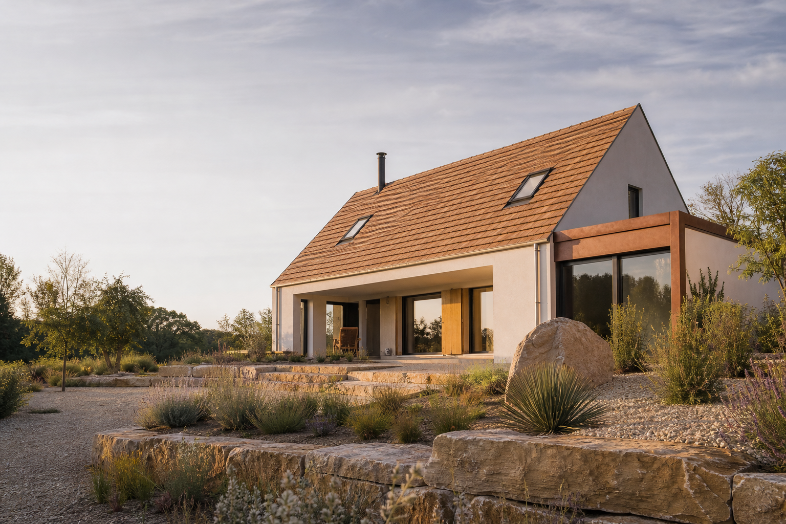 Maison neuve dans le département Bas-Rhin