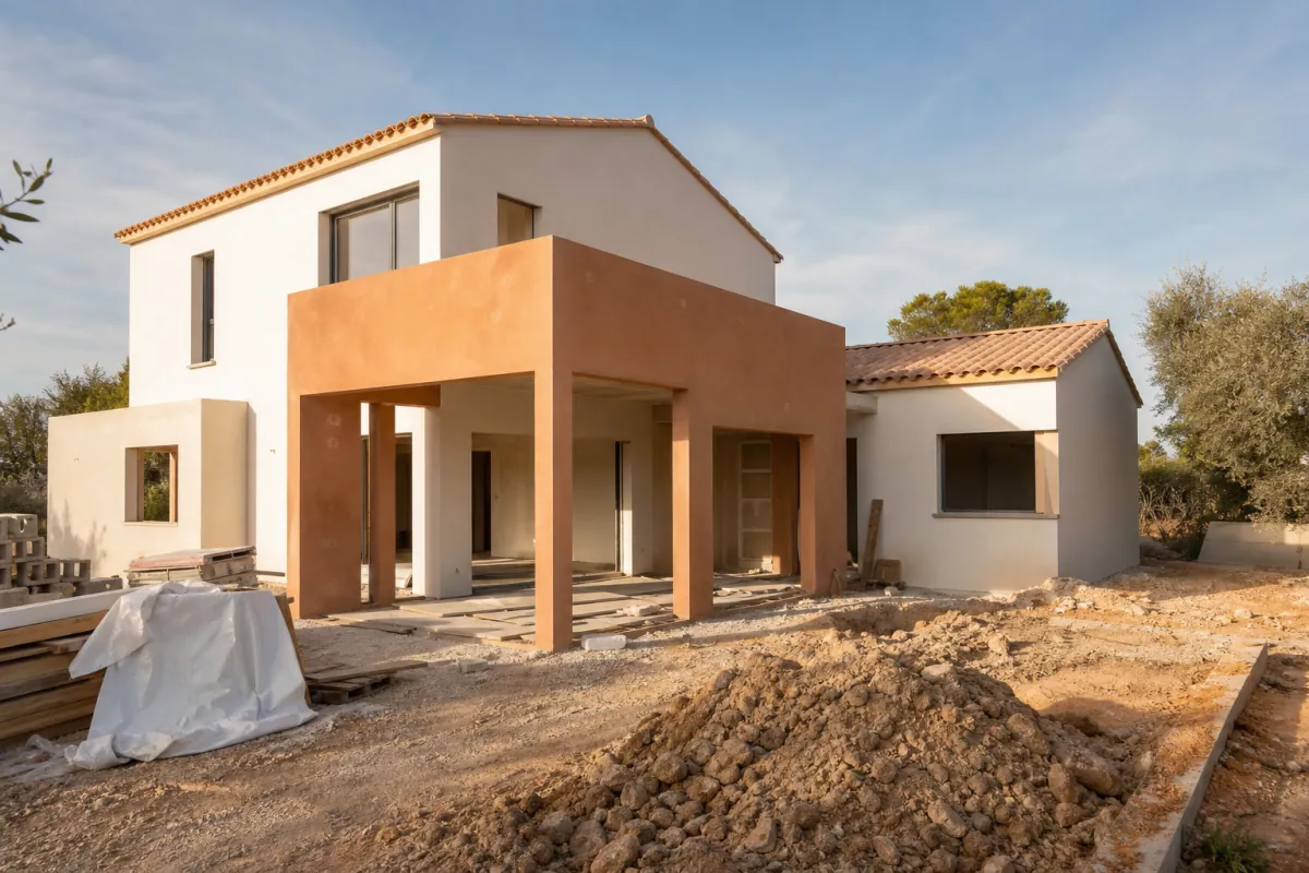 Chantier de construction de maison neuve en France, pour comparer les prix par ville en 2026