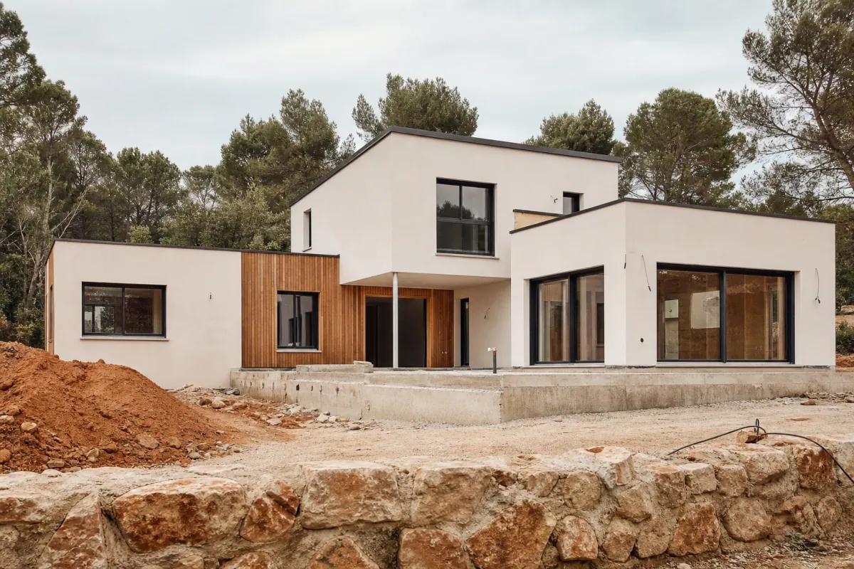 chantier de maison 130 m2 avec budget construction et coût au m²